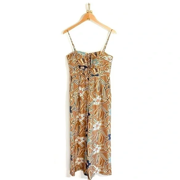 Ulla Johnson Floral Silk Wide-Leg Khalida Jumpsuit